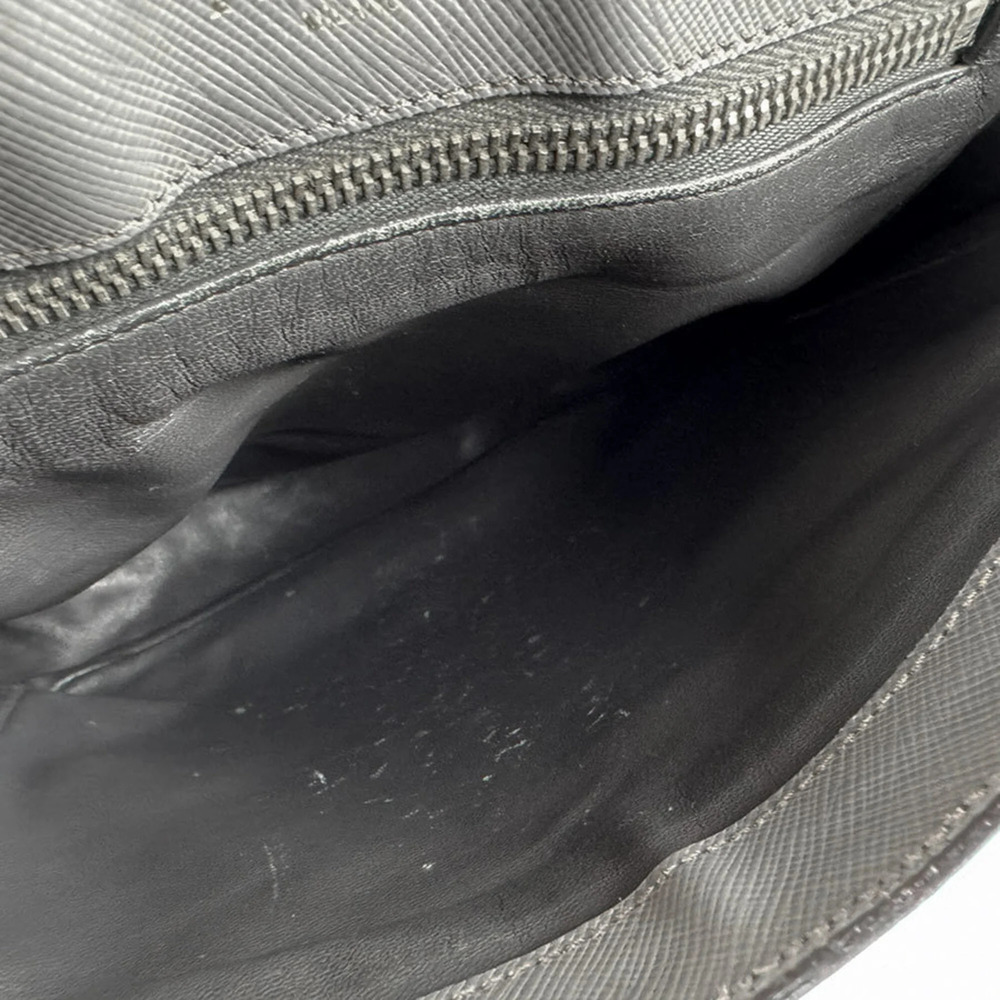 PRADA Gray Leather Shoulder Bag - Picture 5 of 13